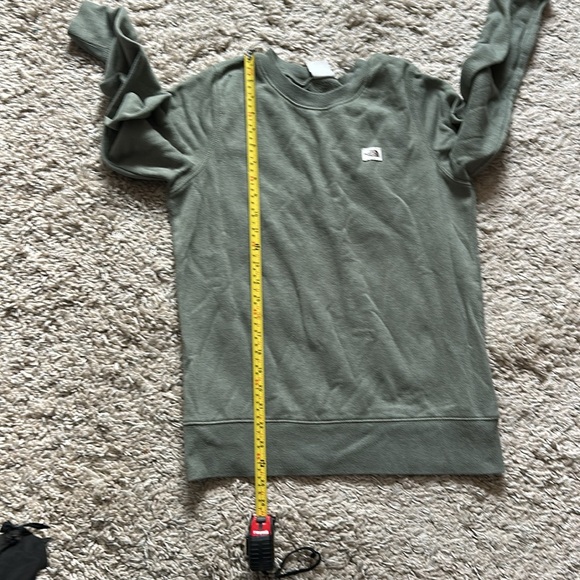 The North Face Heritage crew neck sweatshirt in grey/green - womens size small - Picture 7 of 8